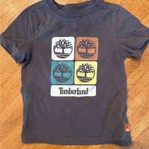 Timberland Kids Charcoal Graphic Tee